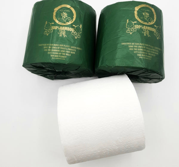 6.Organic Bamboo bath tissue. 2ply/ 400sheets  48 rolls per case. (Super hygienic wrapped individually in biodegradable paper)
